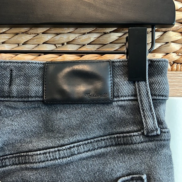 Madewell 10" High Rise Skinny Gray Jeans, 27 - Picture 6 of 11